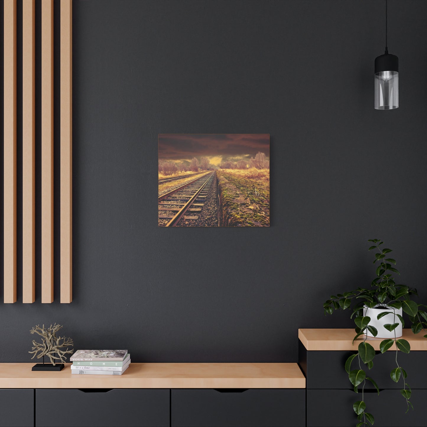 Tracks Matte Canvas, Stretched, 1.25"