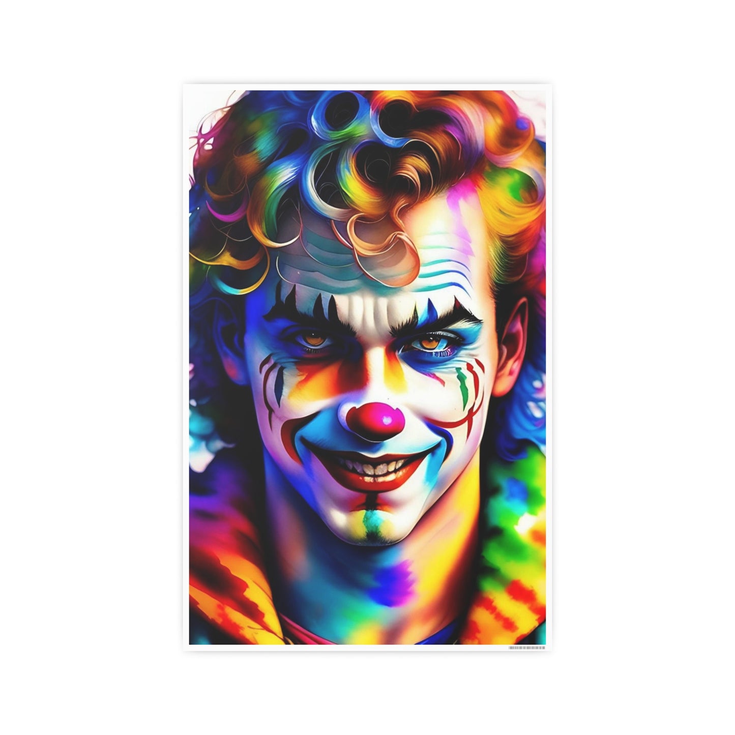 Clown AI Gen Photo Art Paper Posters