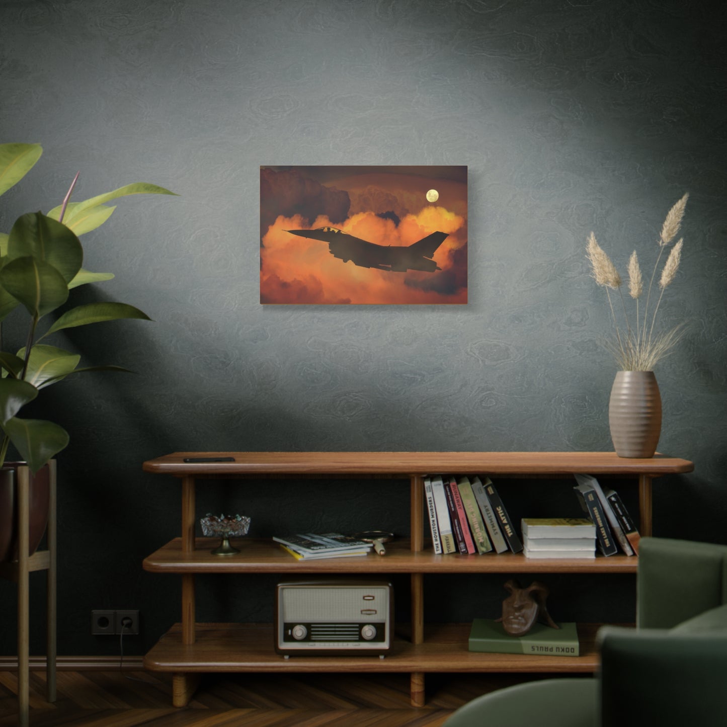 Jet Fighter Matte Canvas, Stretched, 1.25"