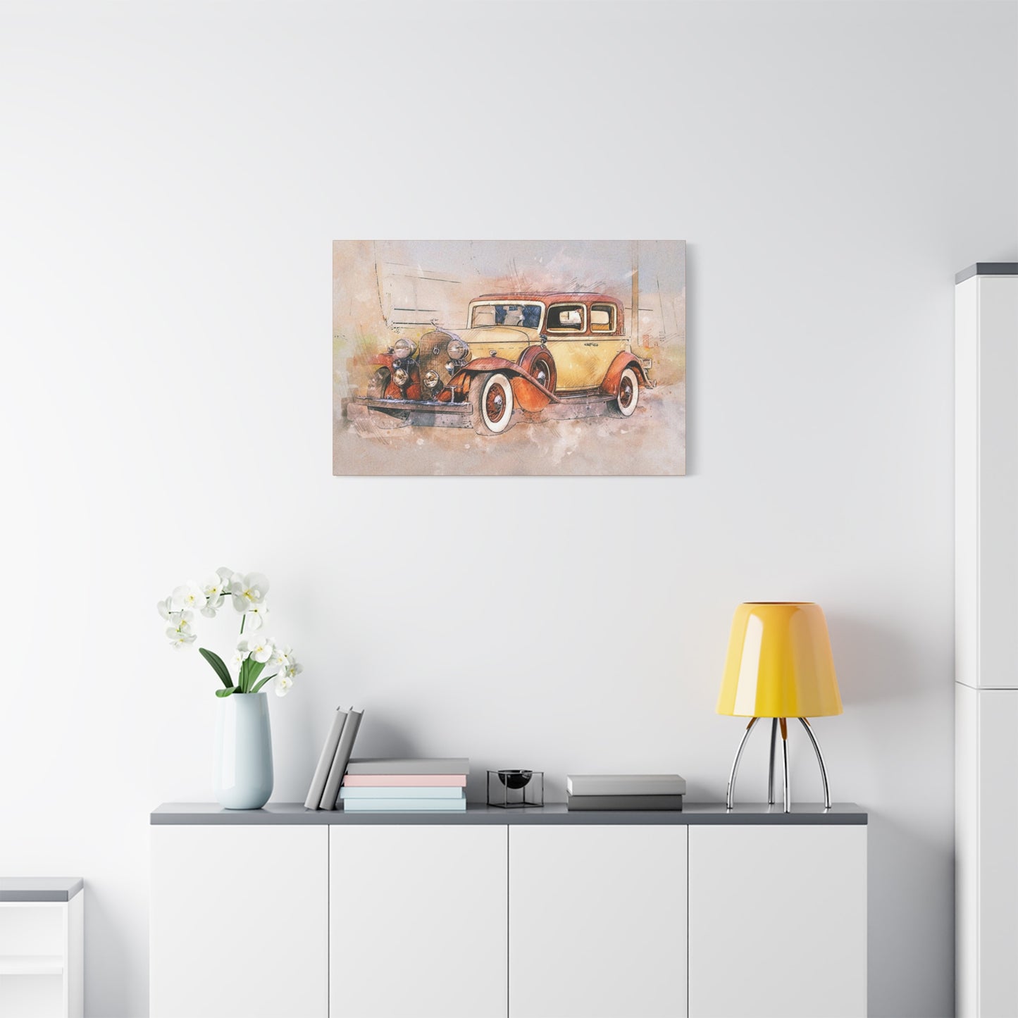 Cadillac Matte Canvas, Stretched, 1.25"