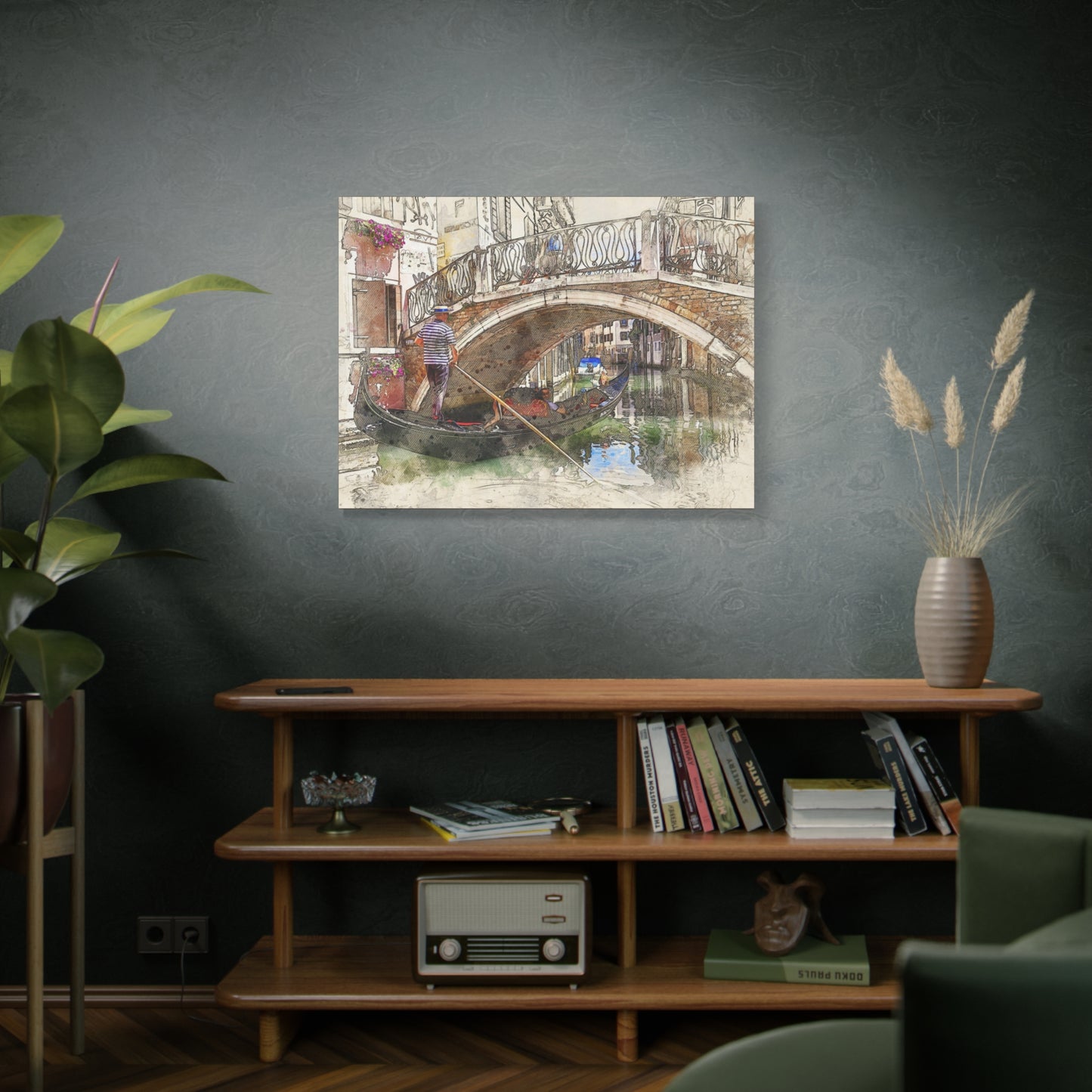 Gondola Matte Canvas, Stretched, 1.25"