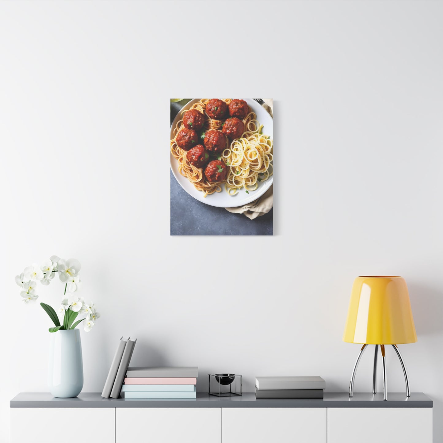 Spaghetti AI Gen Matte Canvas, Stretched, 1.25"