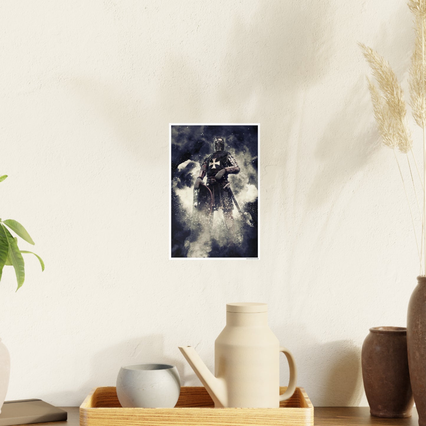 Knight Crusader Photo Art Paper Posters