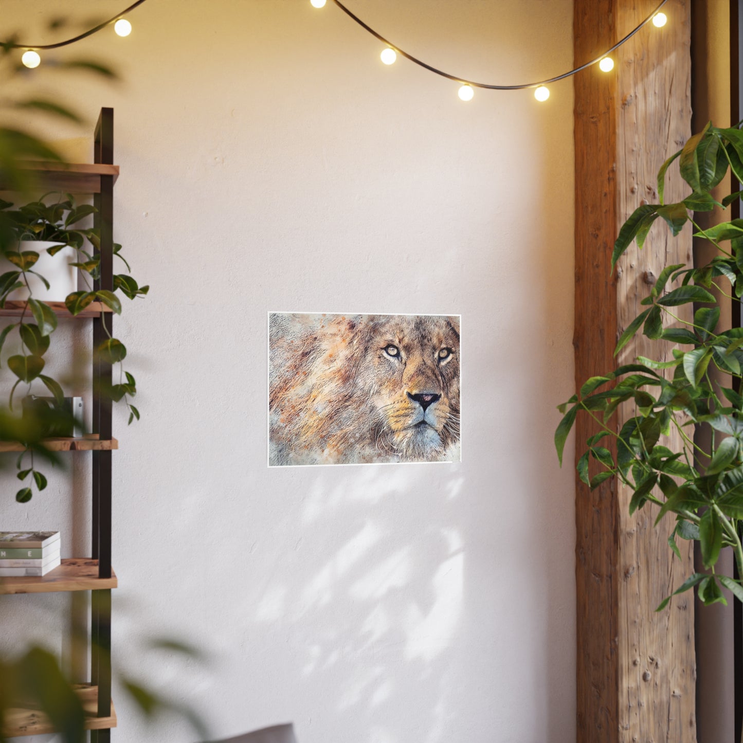 Lion Photo Art Paper Posters