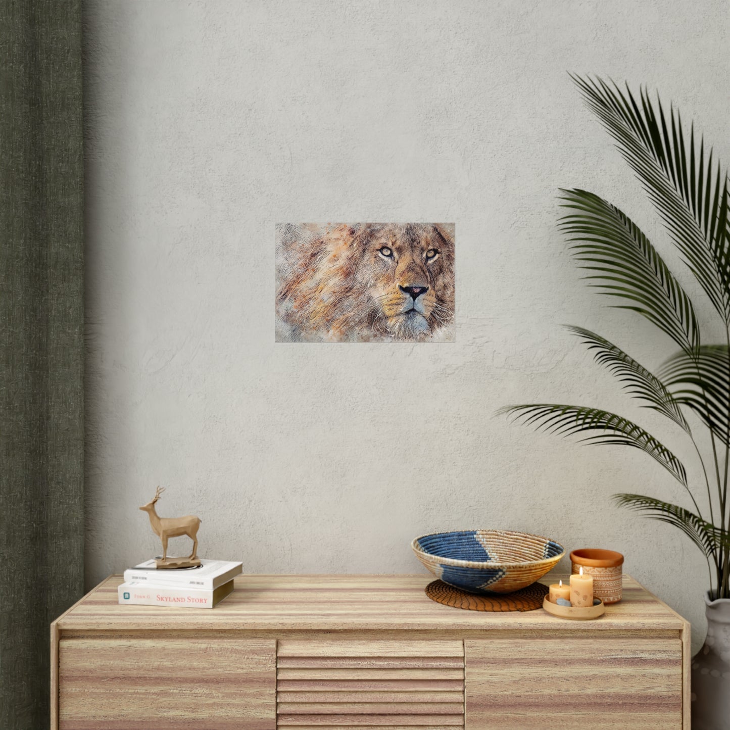 Lion Rolled Posters