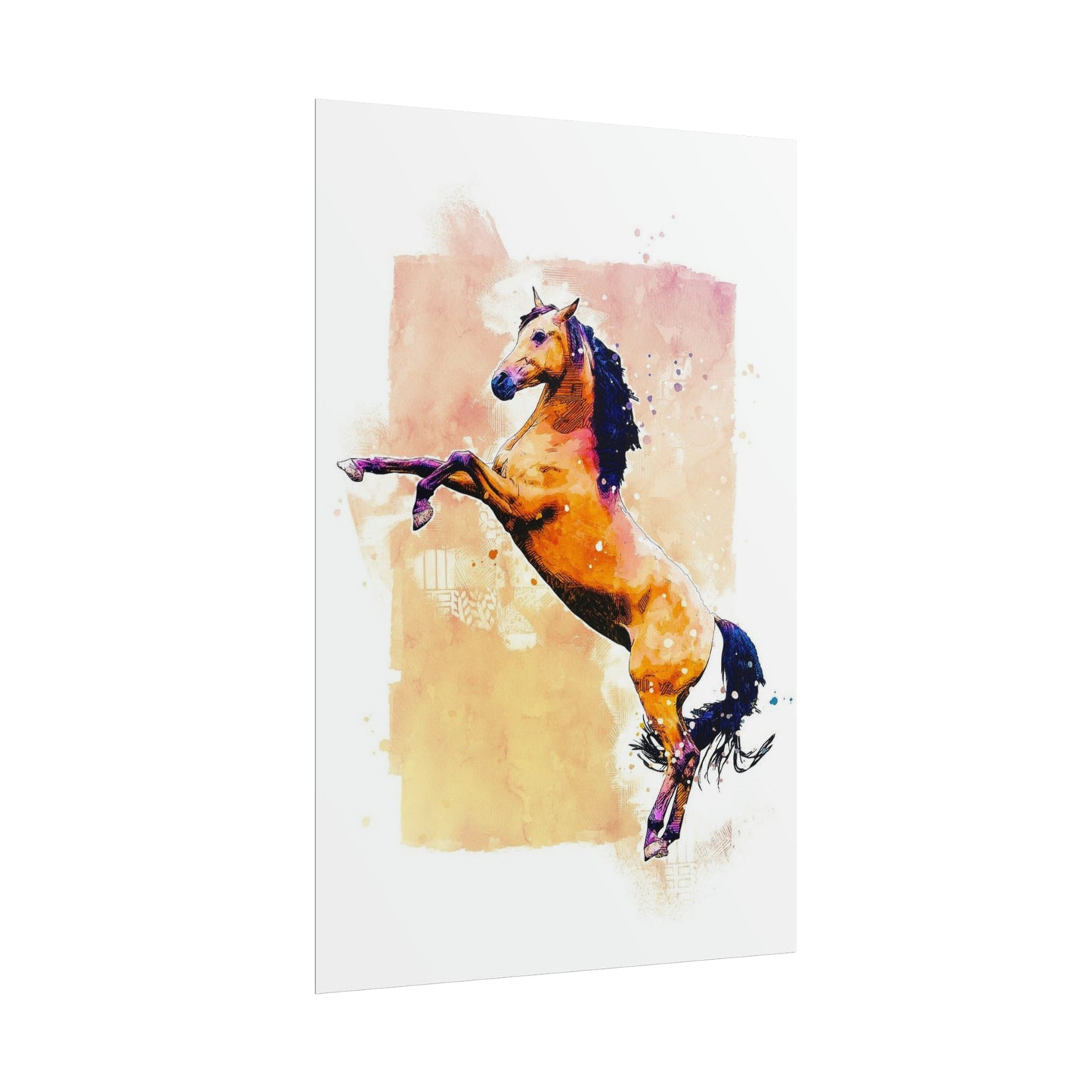 Horse Rolled Posters