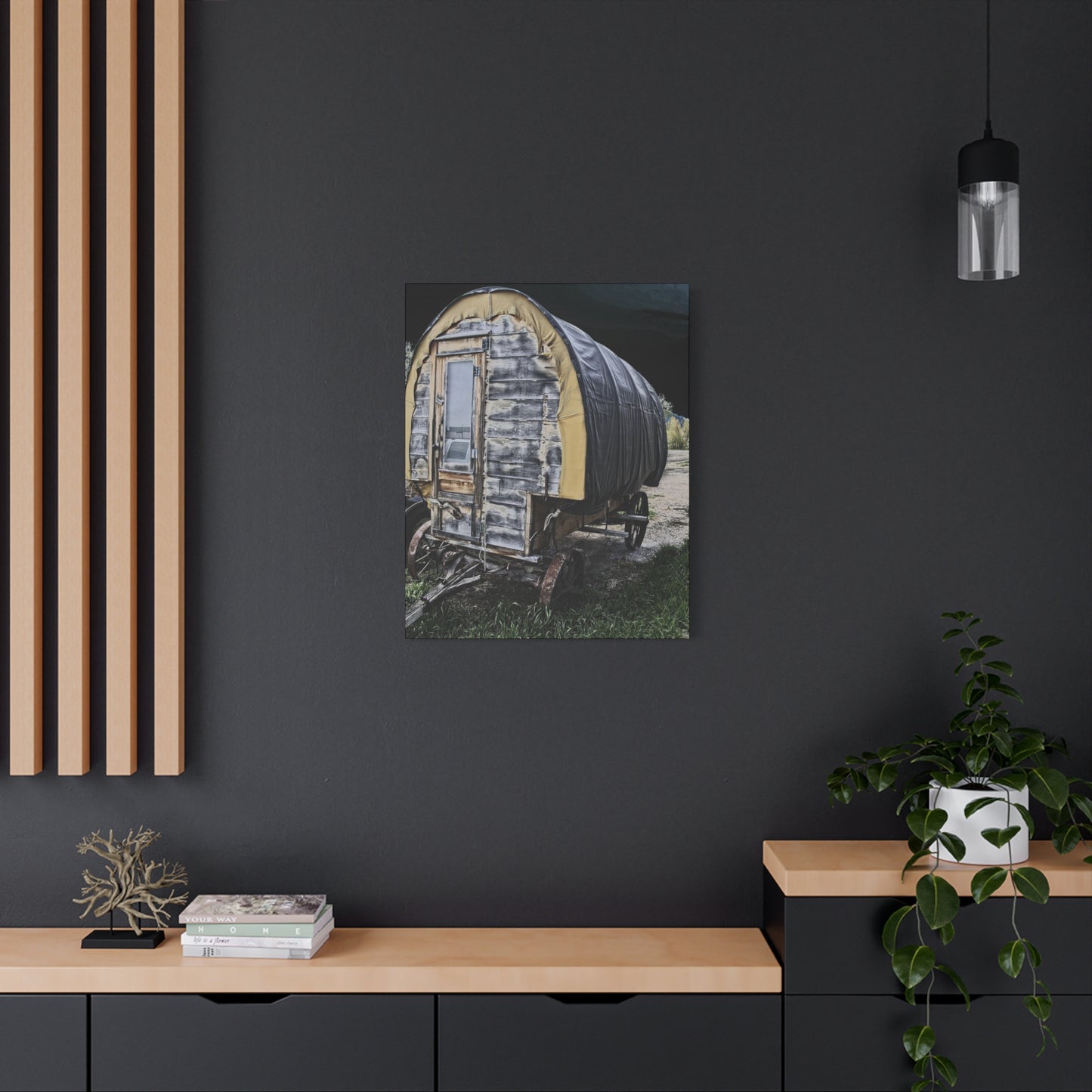 Chuck Wagon Matte Canvas, Stretched, 1.25"