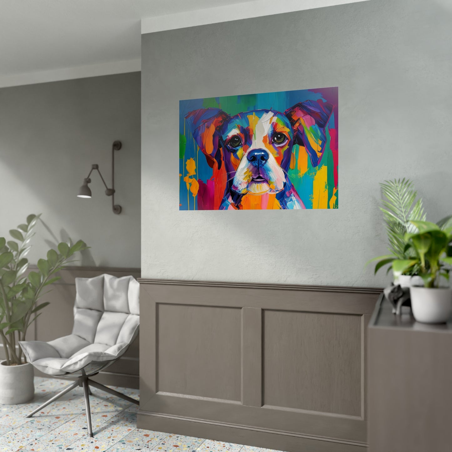 Dog AI Gen Rolled Posters