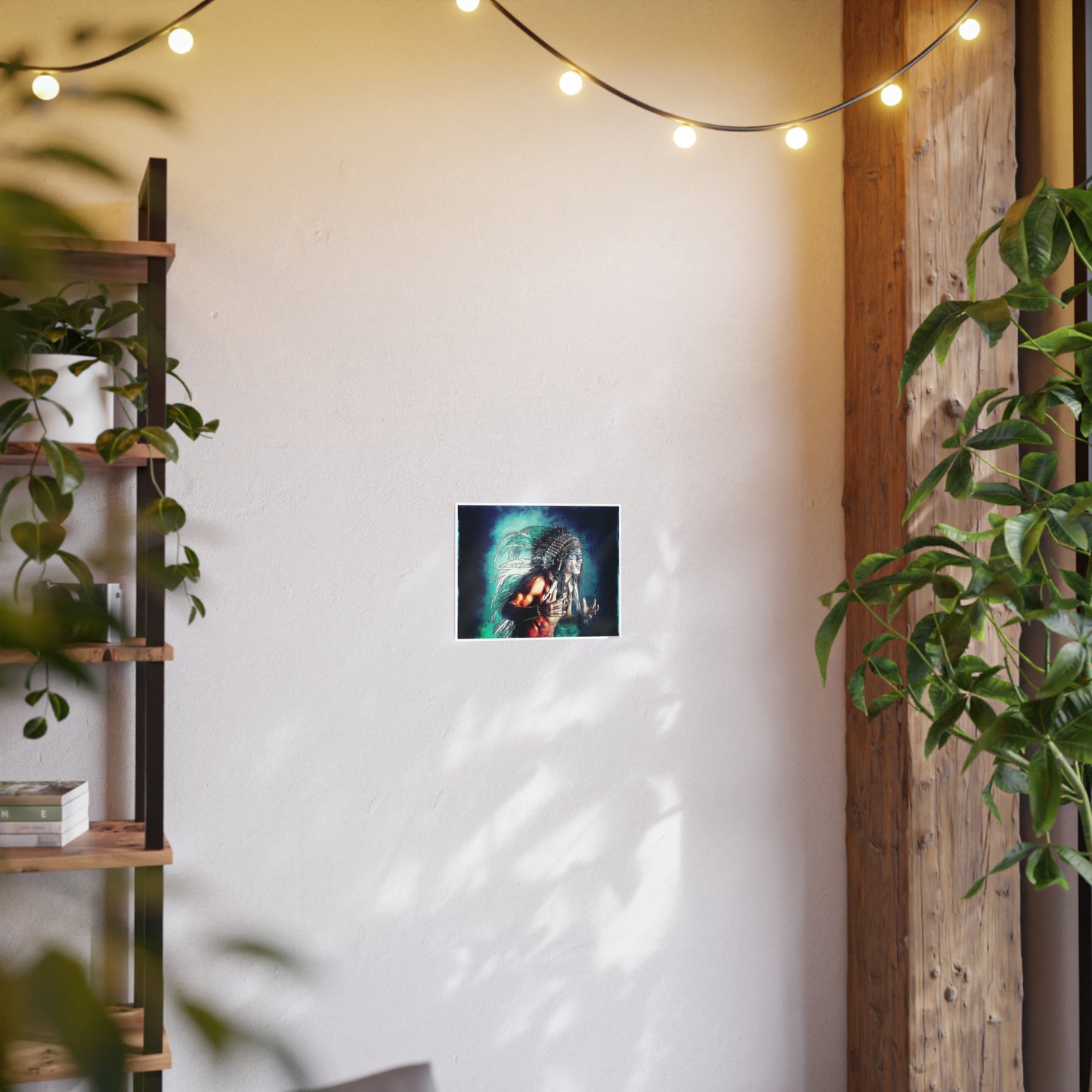 First Nation Man Photo Art Paper Posters