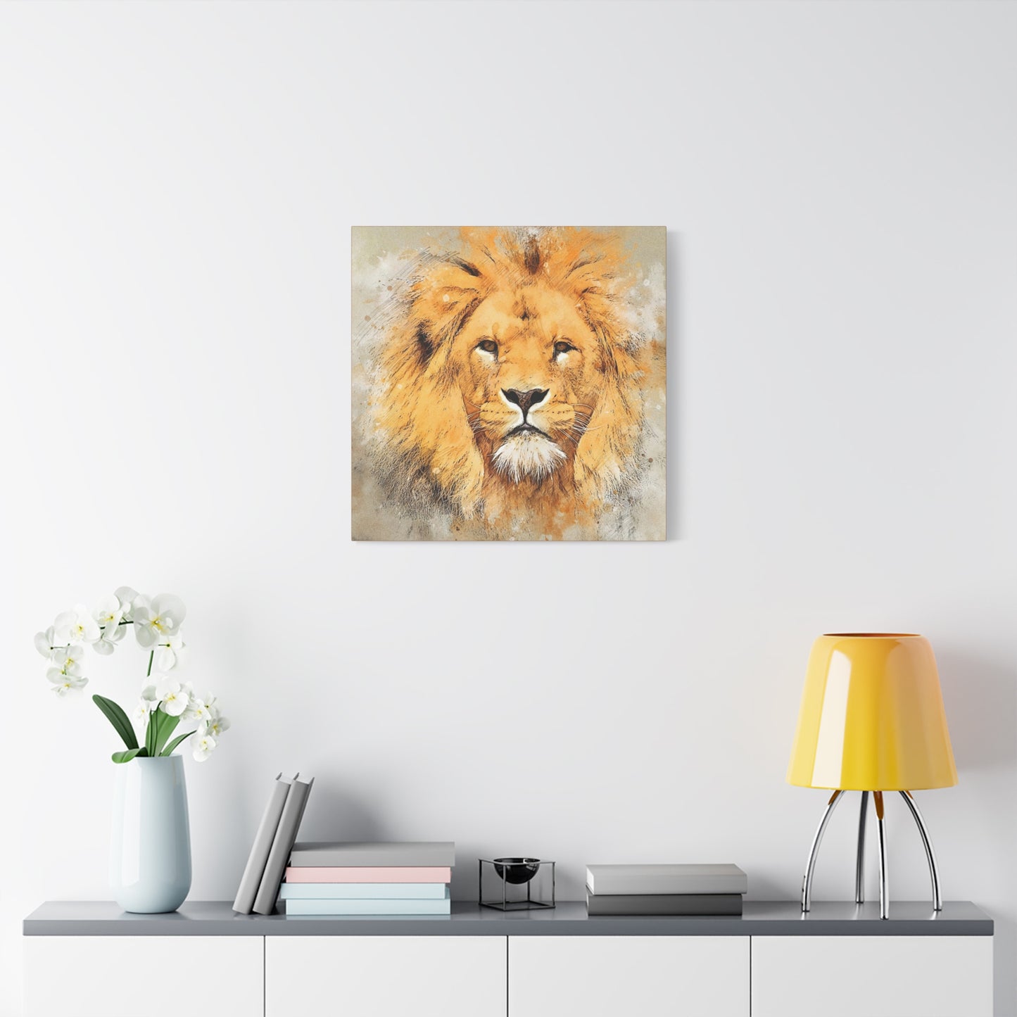 Lion Matte Canvas, Stretched, 1.25"