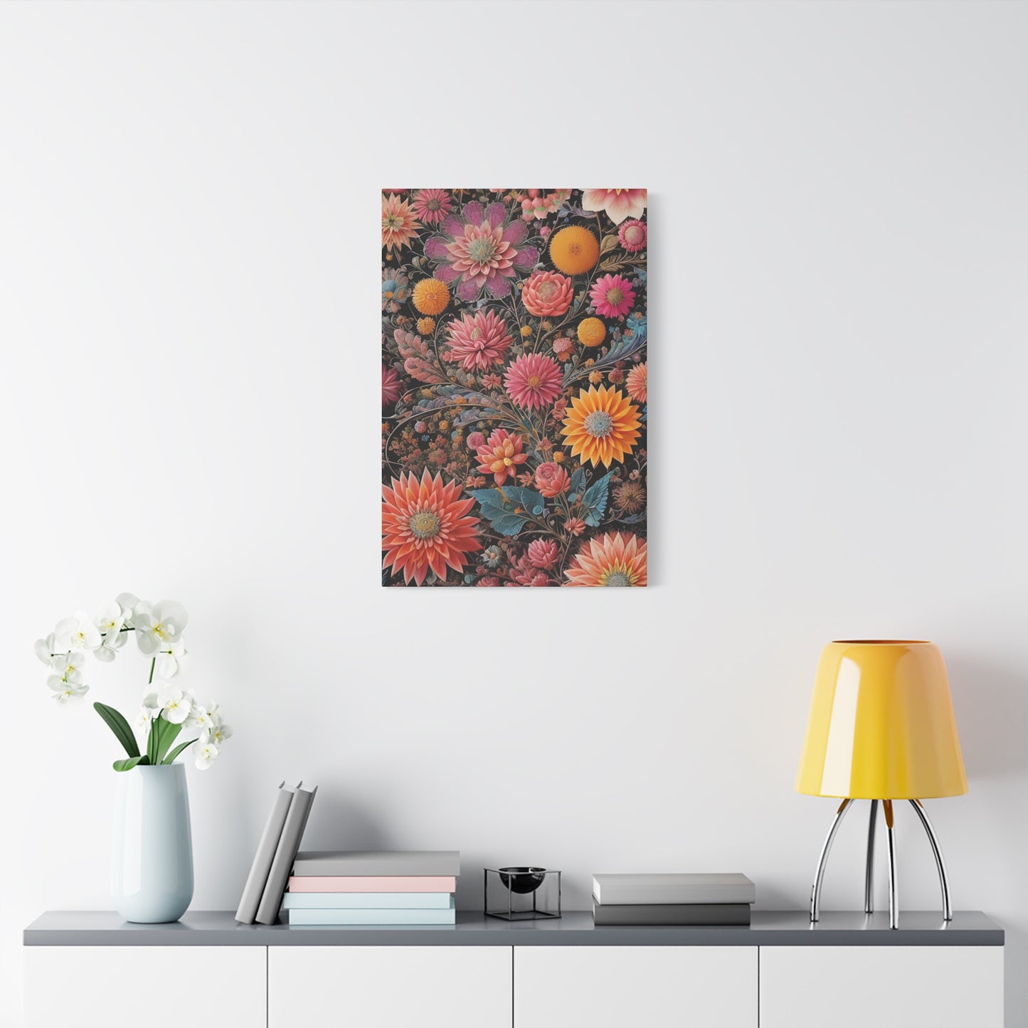 Flowers AI Gen Matte Canvas, Stretched, 1.25"