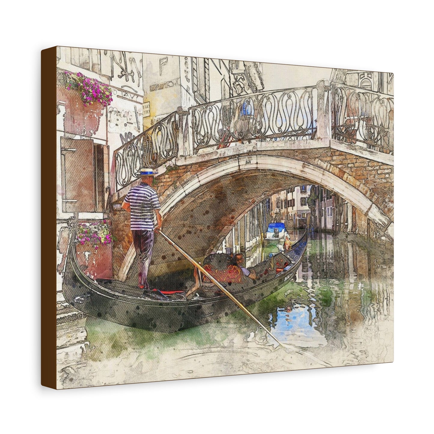 Gondola Matte Canvas, Stretched, 1.25"