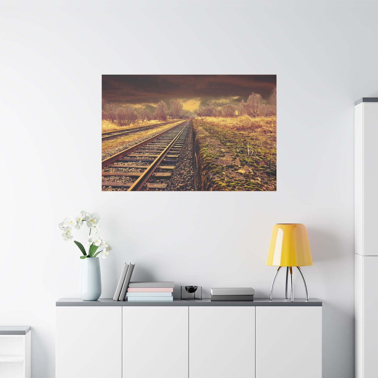 Tracks Matte Canvas, Stretched, 1.25"