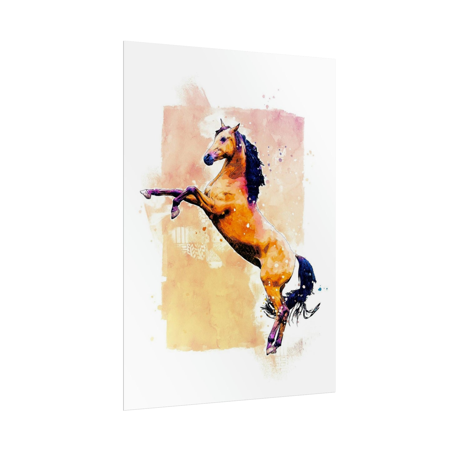 Horse Rolled Posters