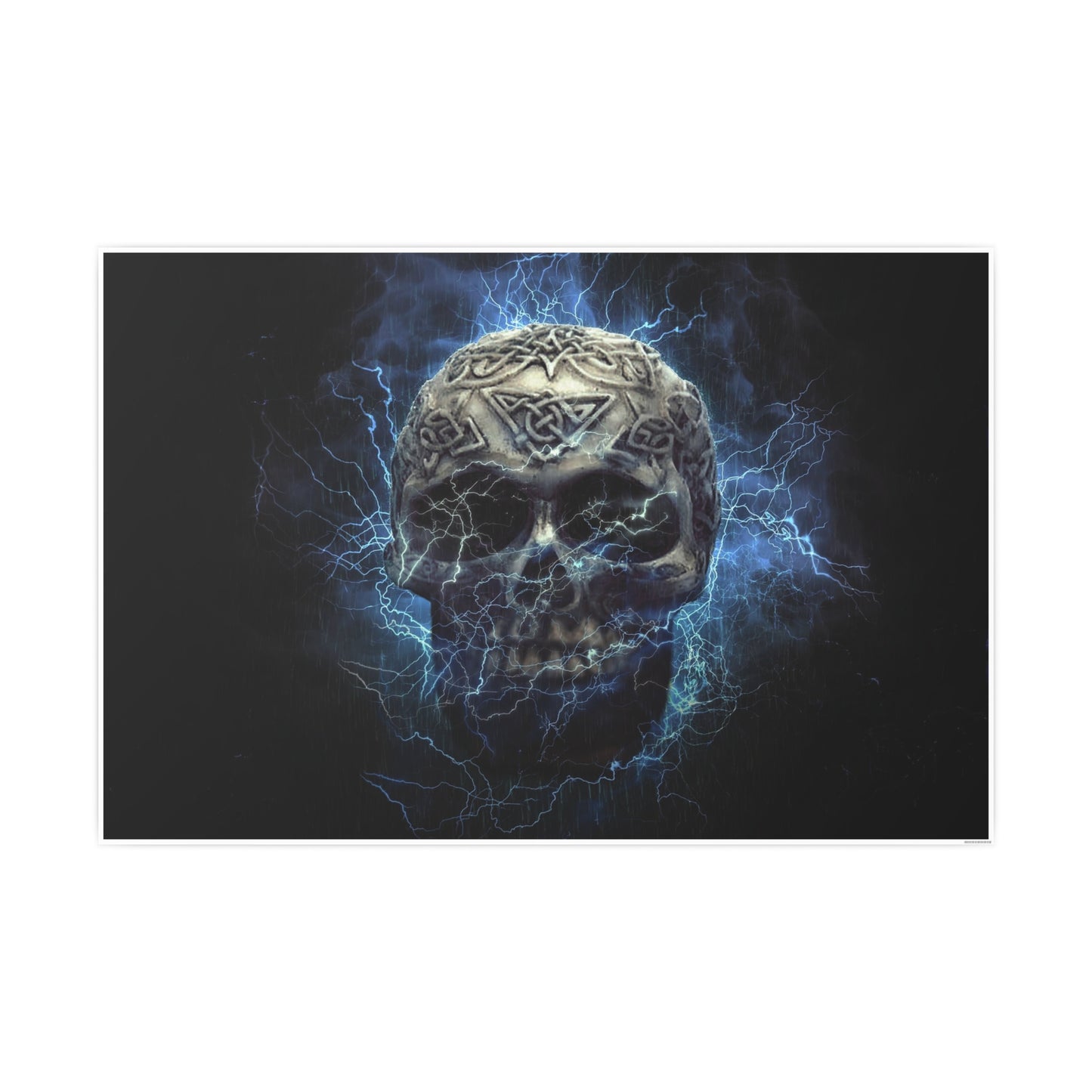 Skull Photo Art Paper Posters