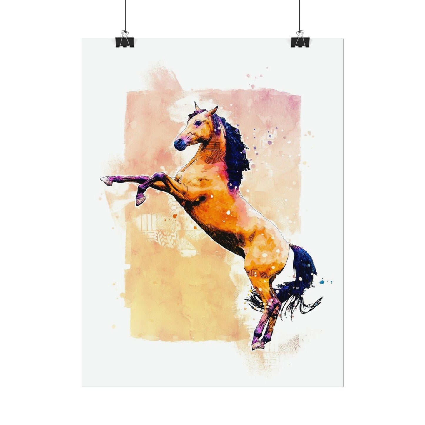 Horse Rolled Posters
