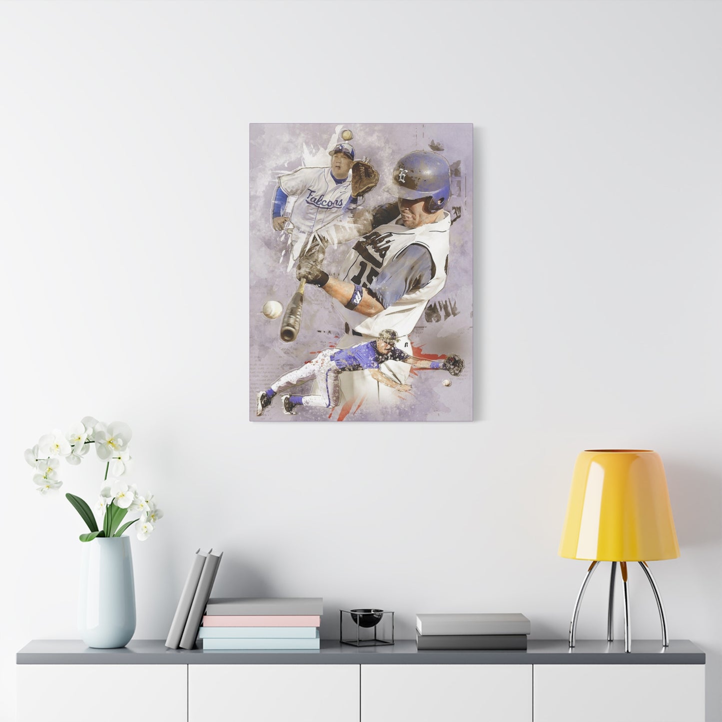 Baseball Matte Canvas, Stretched, 1.25"