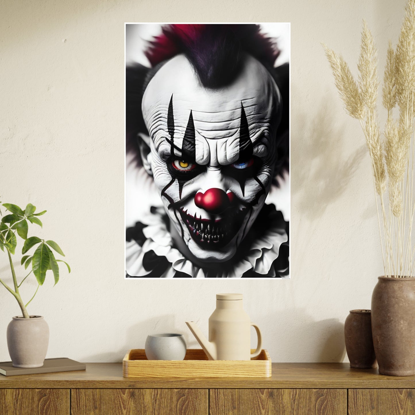 Clown AI Gen Photo Art Paper Posters