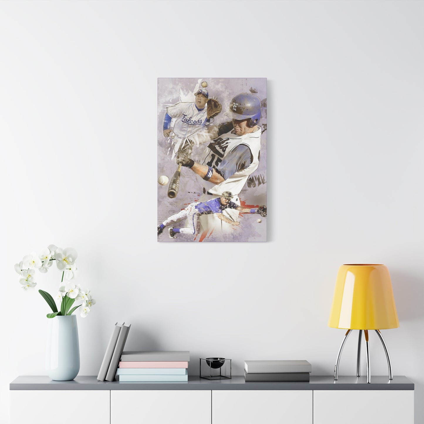 Baseball Matte Canvas, Stretched, 1.25"