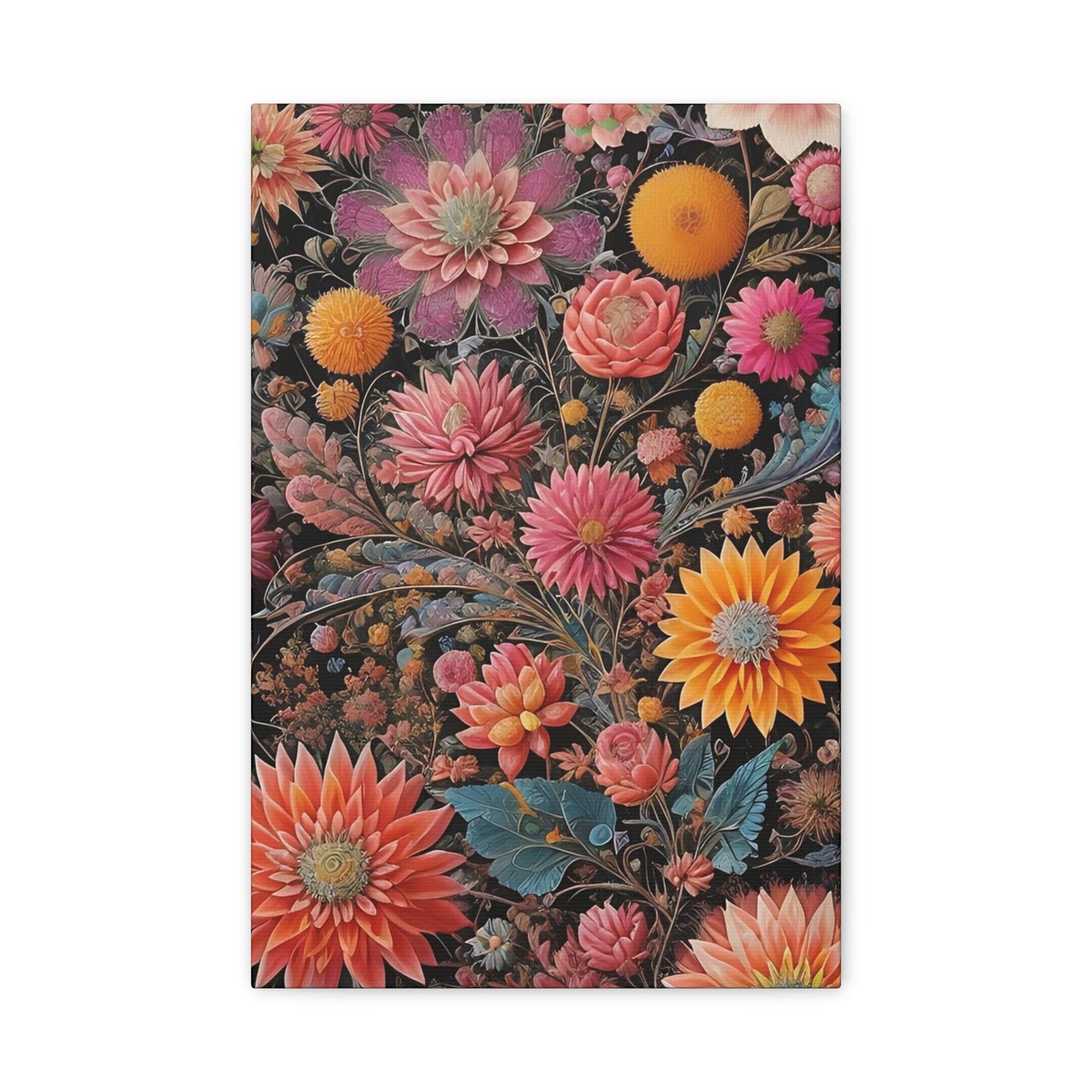 Flowers AI Gen Matte Canvas, Stretched, 1.25"