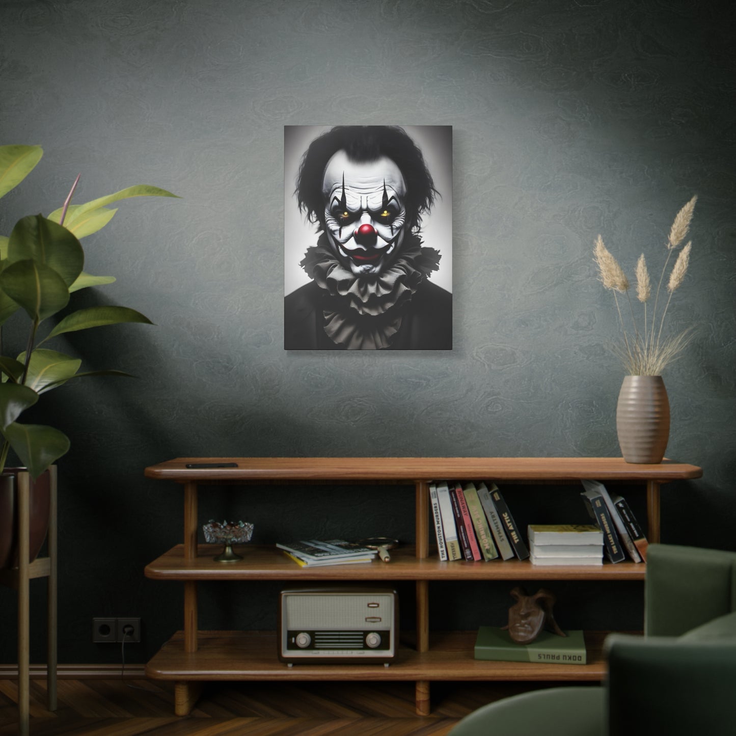 Clown AI Gen Matte Canvas, Stretched, 1.25"