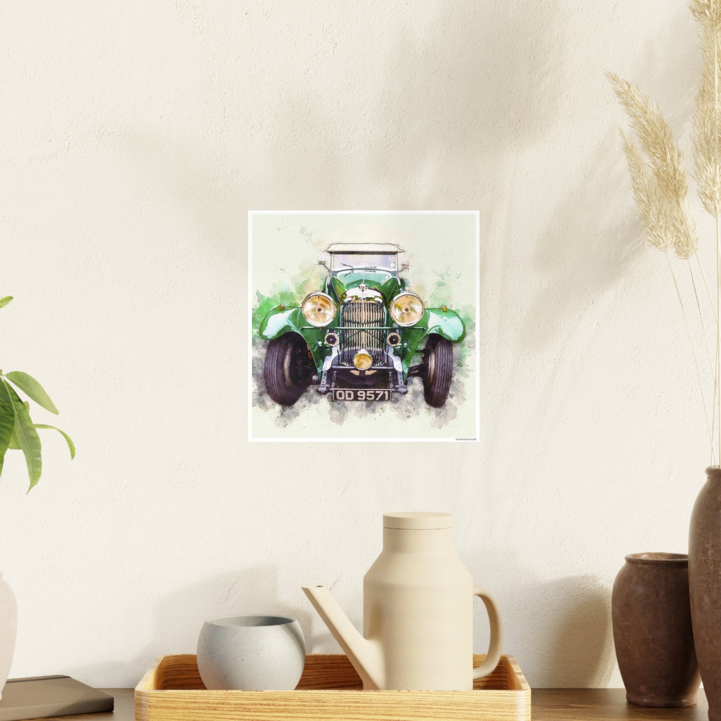 Car Photo Art Paper Posters