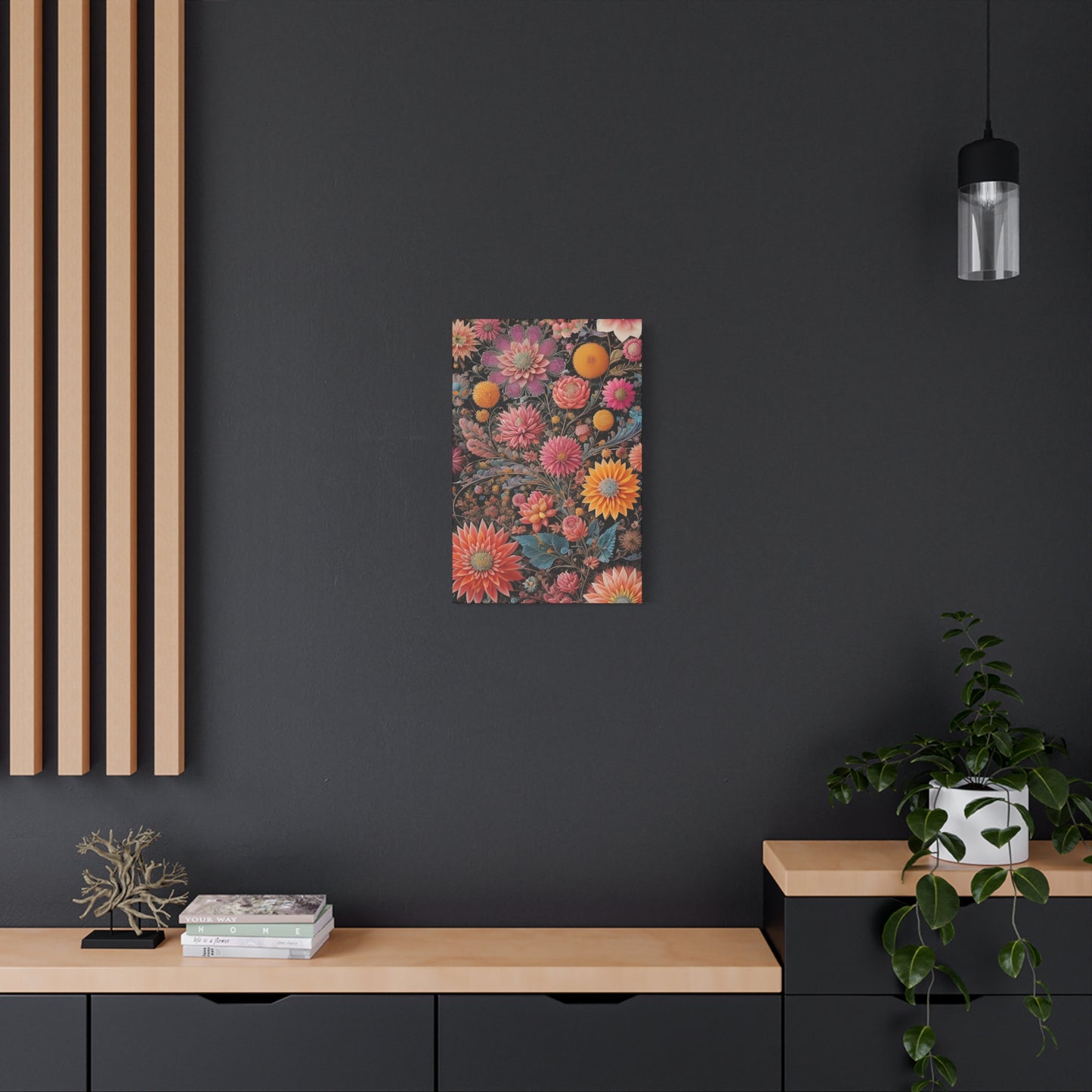Flowers AI Gen Matte Canvas, Stretched, 1.25"