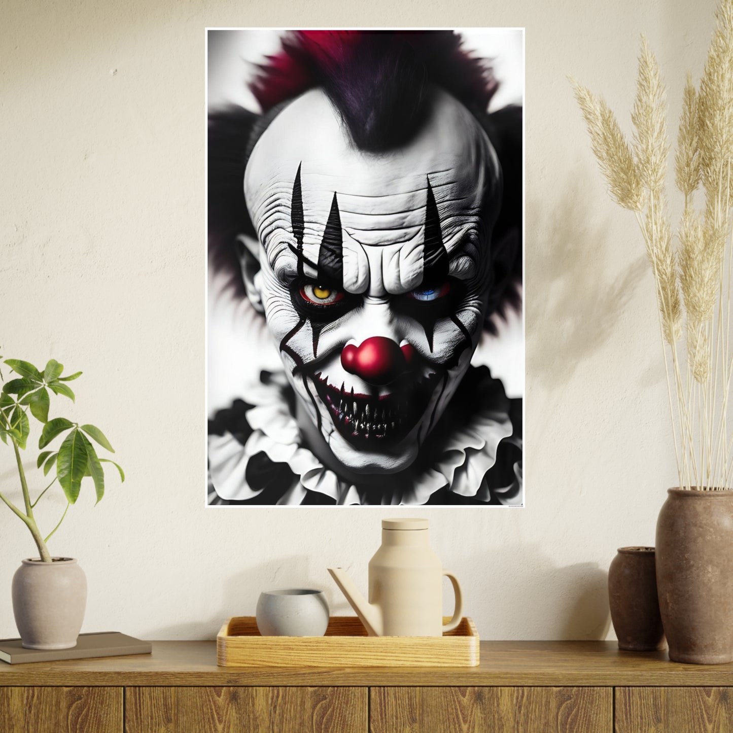 Clown AI Gen Photo Art Paper Posters