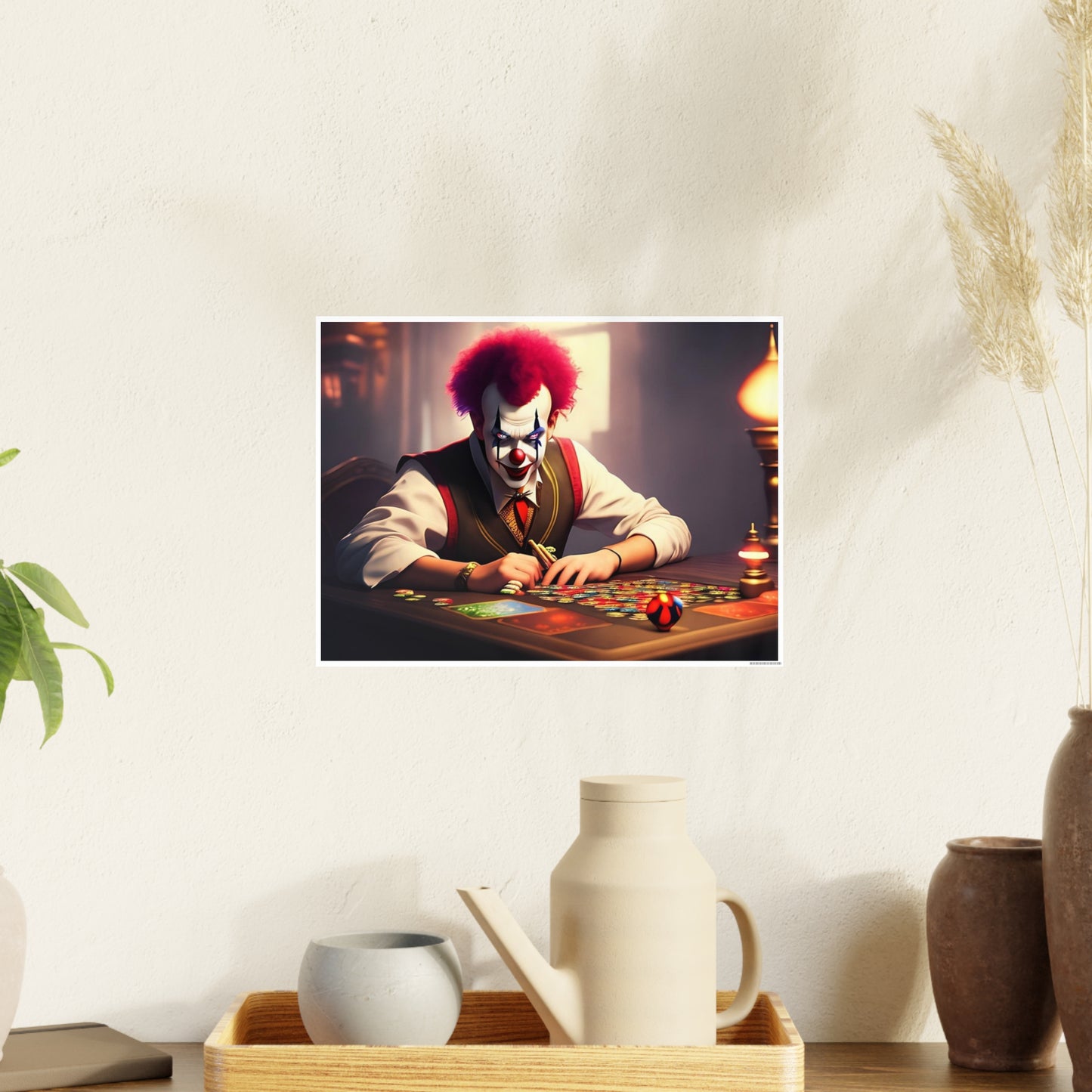 Clown AI Gen Photo Art Paper Posters