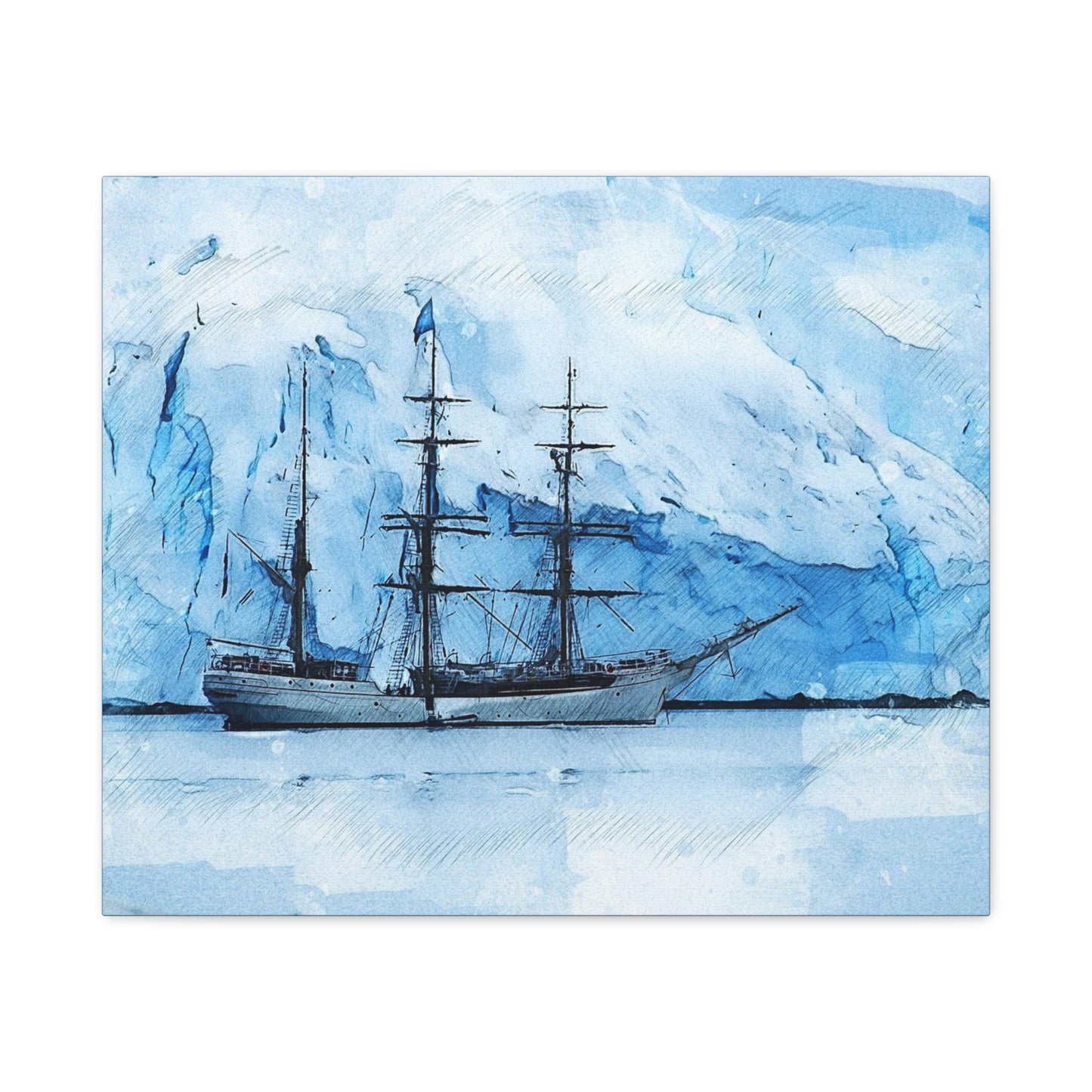 Ship Matte Canvas, Stretched, 1.25"