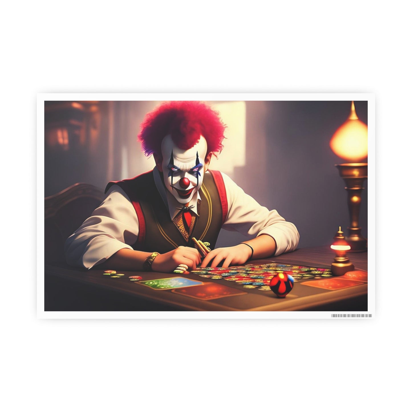 Clown AI Gen Photo Art Paper Posters