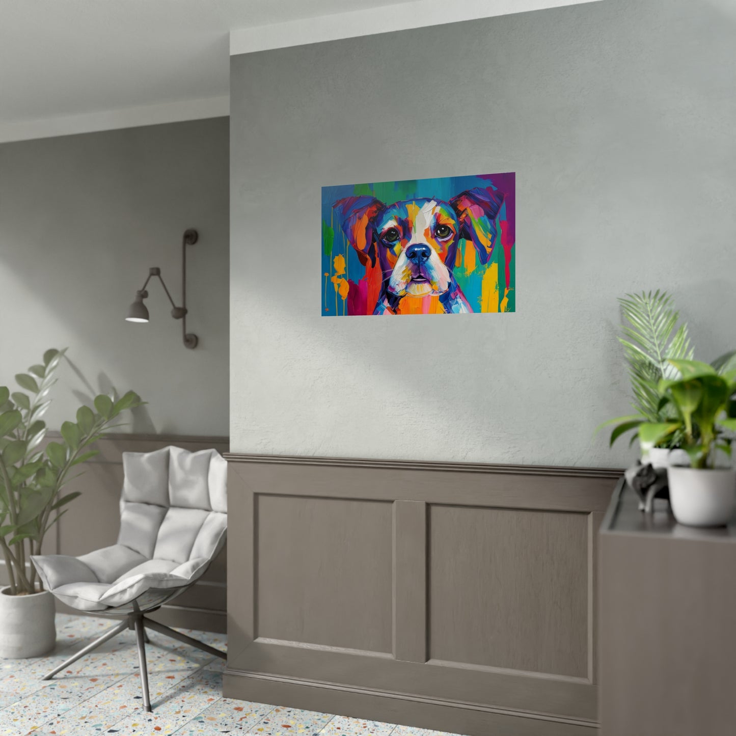 Dog AI Gen Rolled Posters