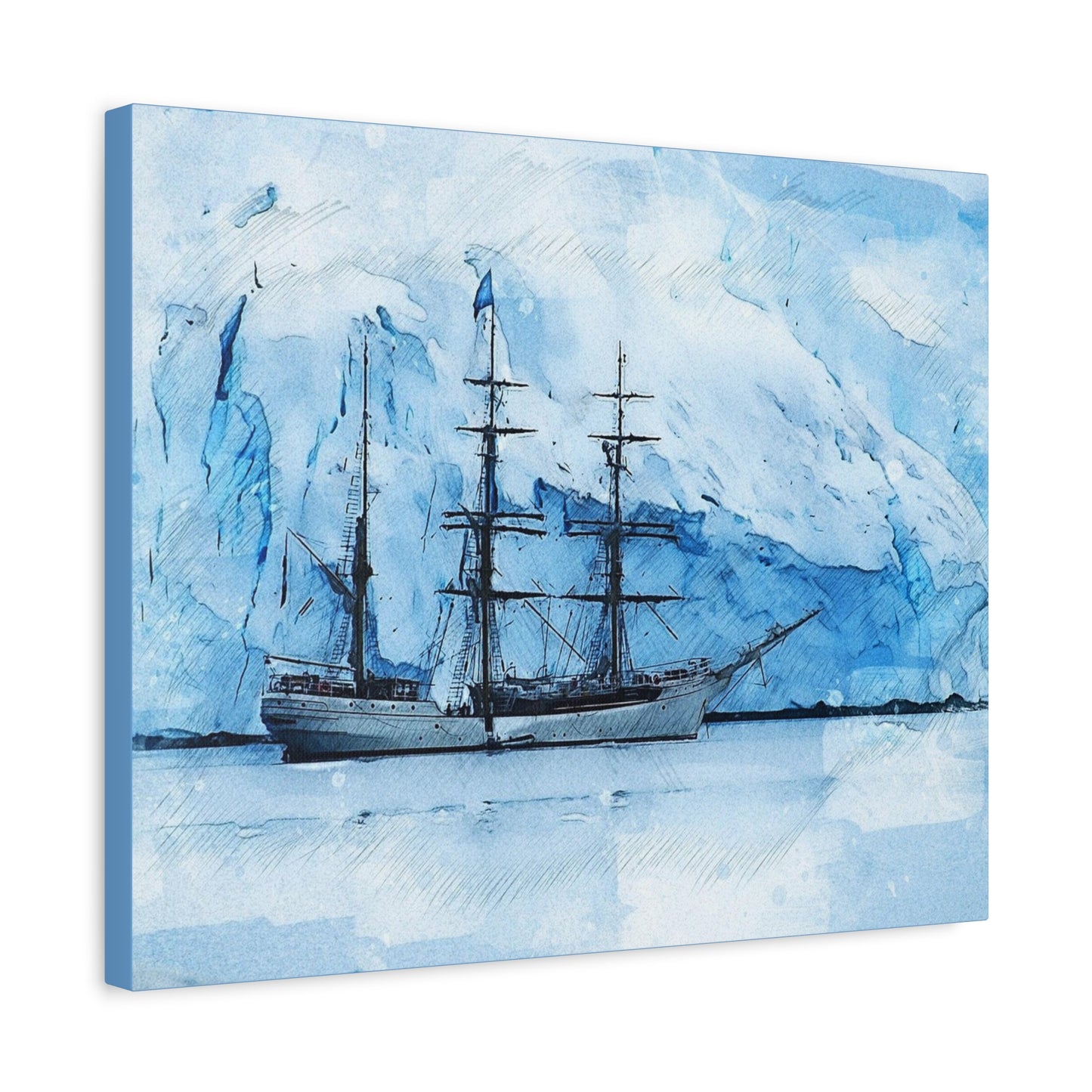 Ship Matte Canvas, Stretched, 1.25"