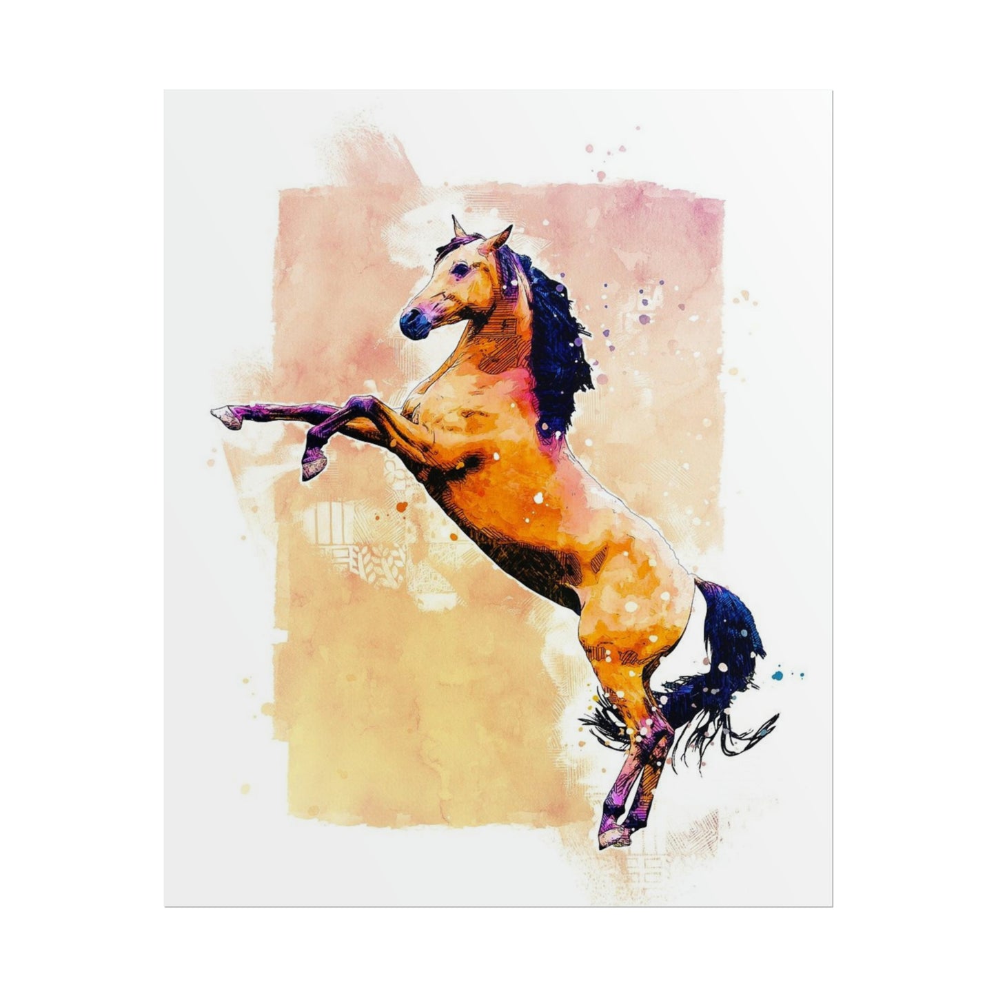 Horse Rolled Posters
