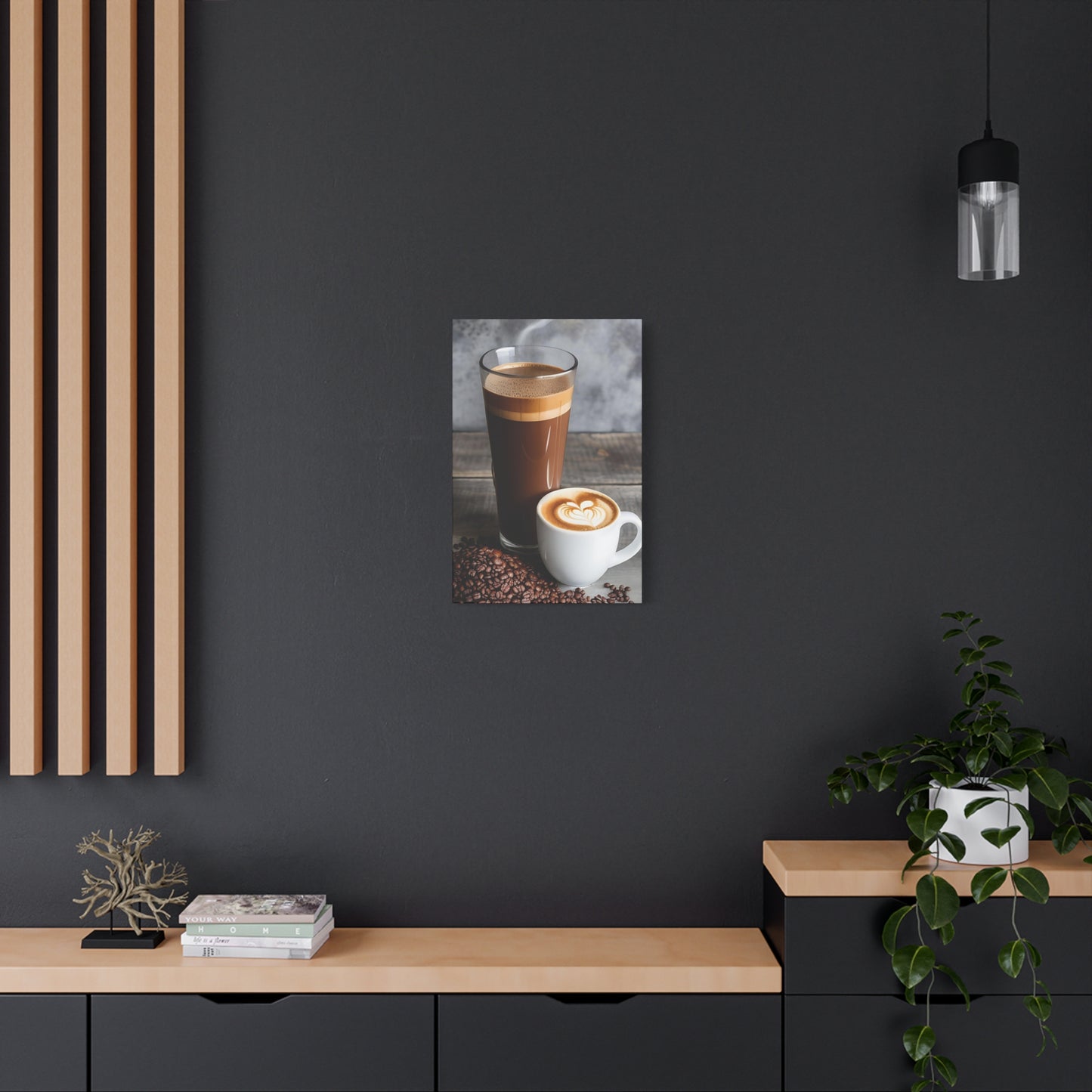 Coffee AI Gen Matte Canvas, Stretched, 1.25"