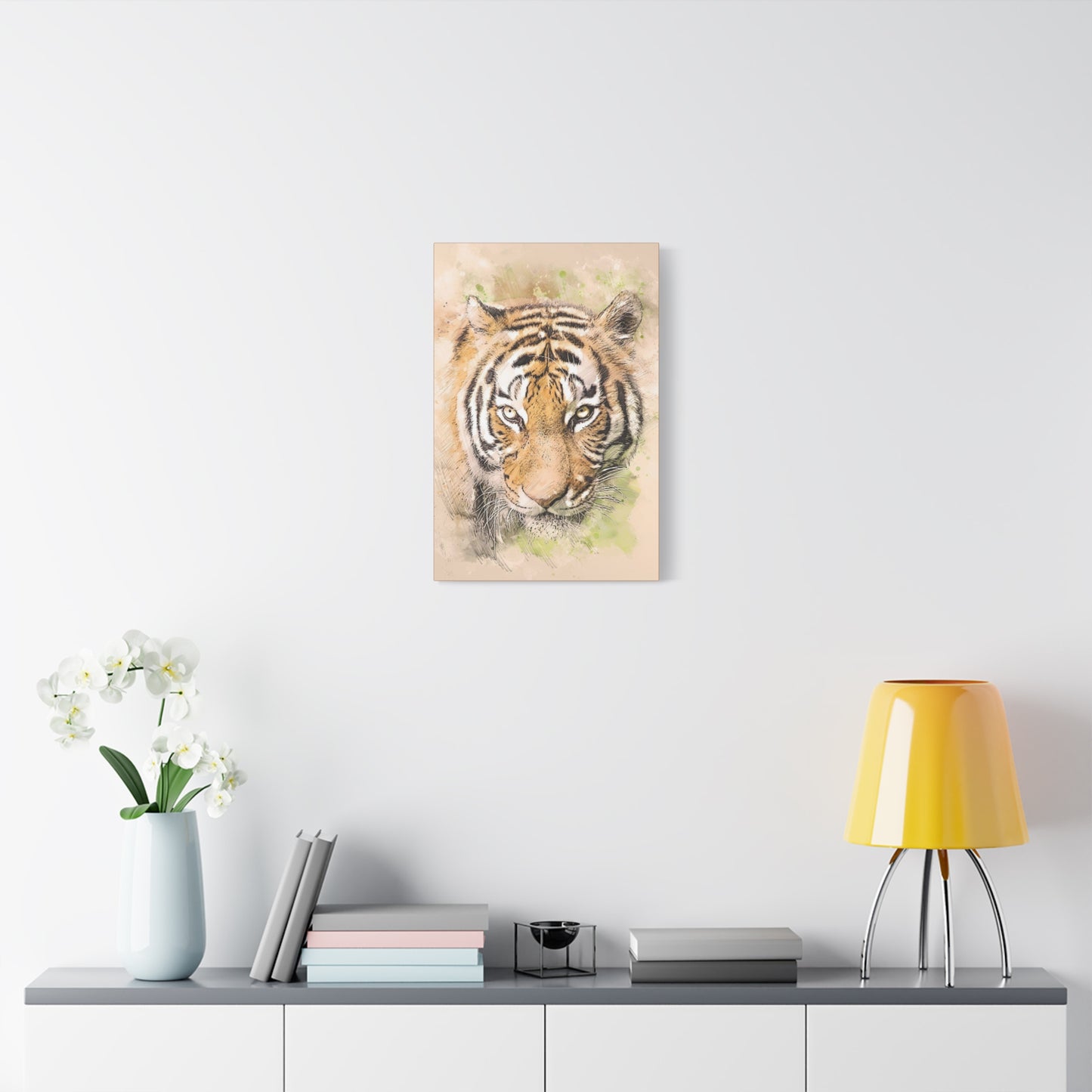 Tiger Matte Canvas, Stretched, 1.25"