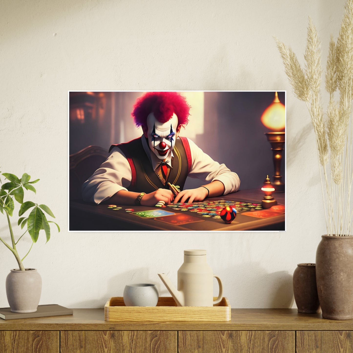 Clown AI Gen Photo Art Paper Posters