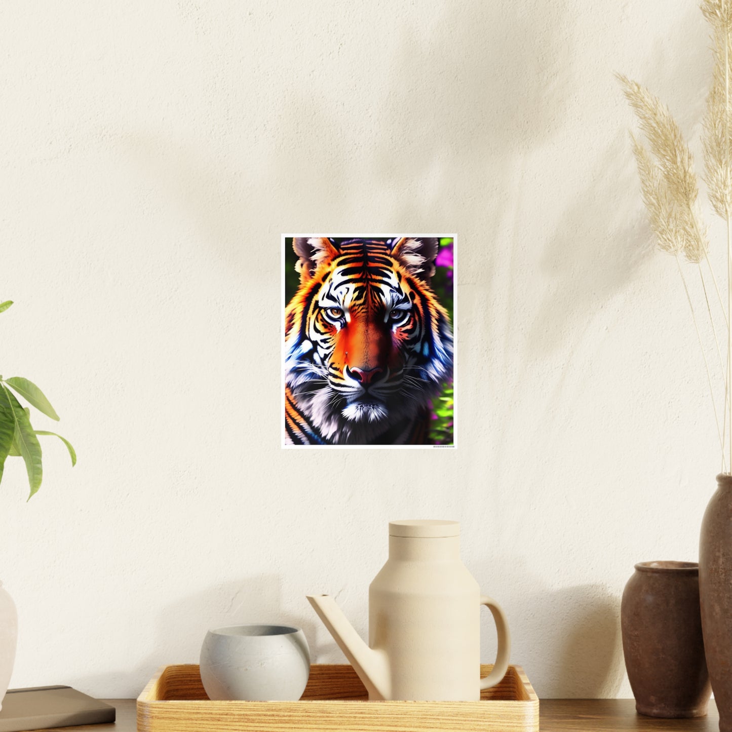 Tiger AI Gen Photo Art Paper Posters