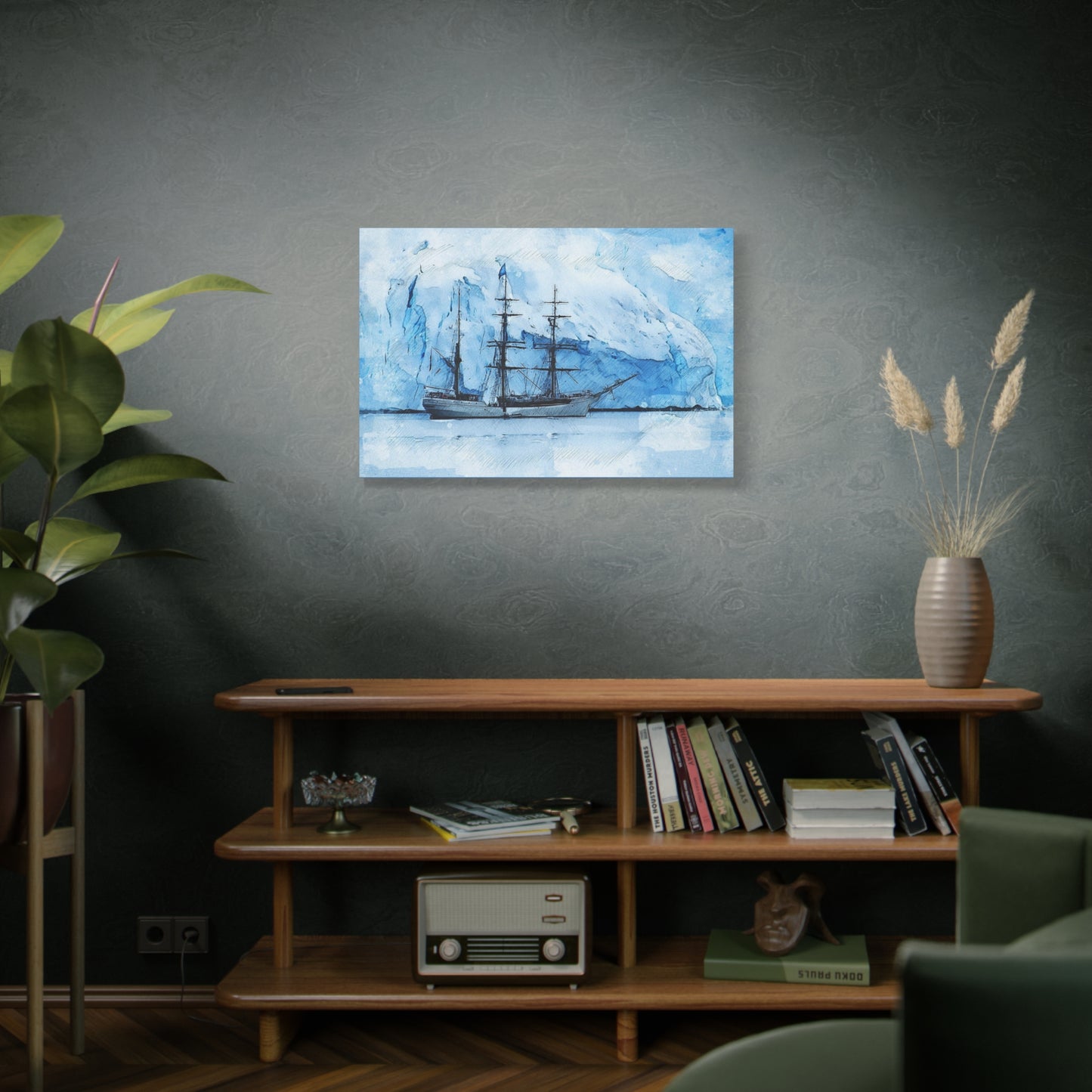Ship Matte Canvas, Stretched, 1.25"