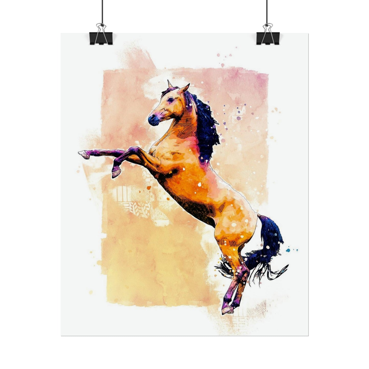 Horse Rolled Posters