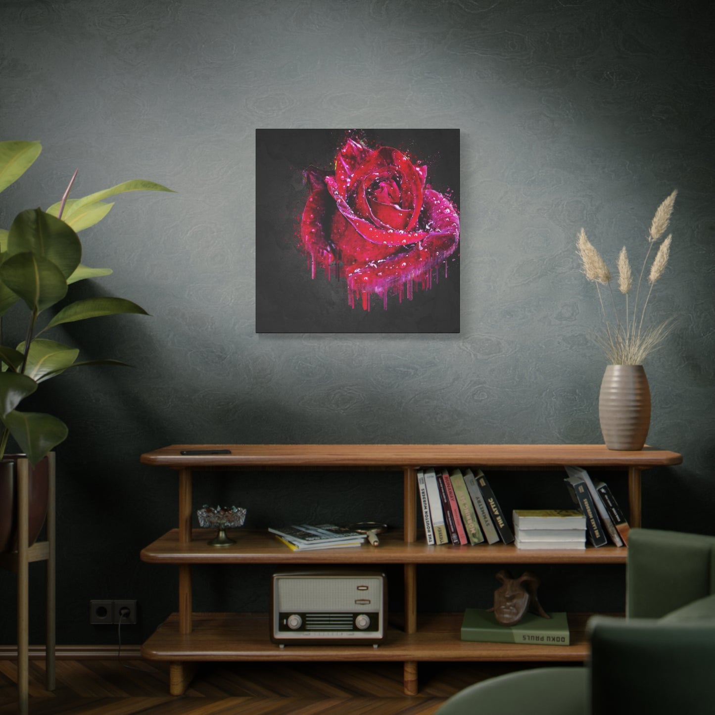 Rose Matte Canvas, Stretched, 1.25"