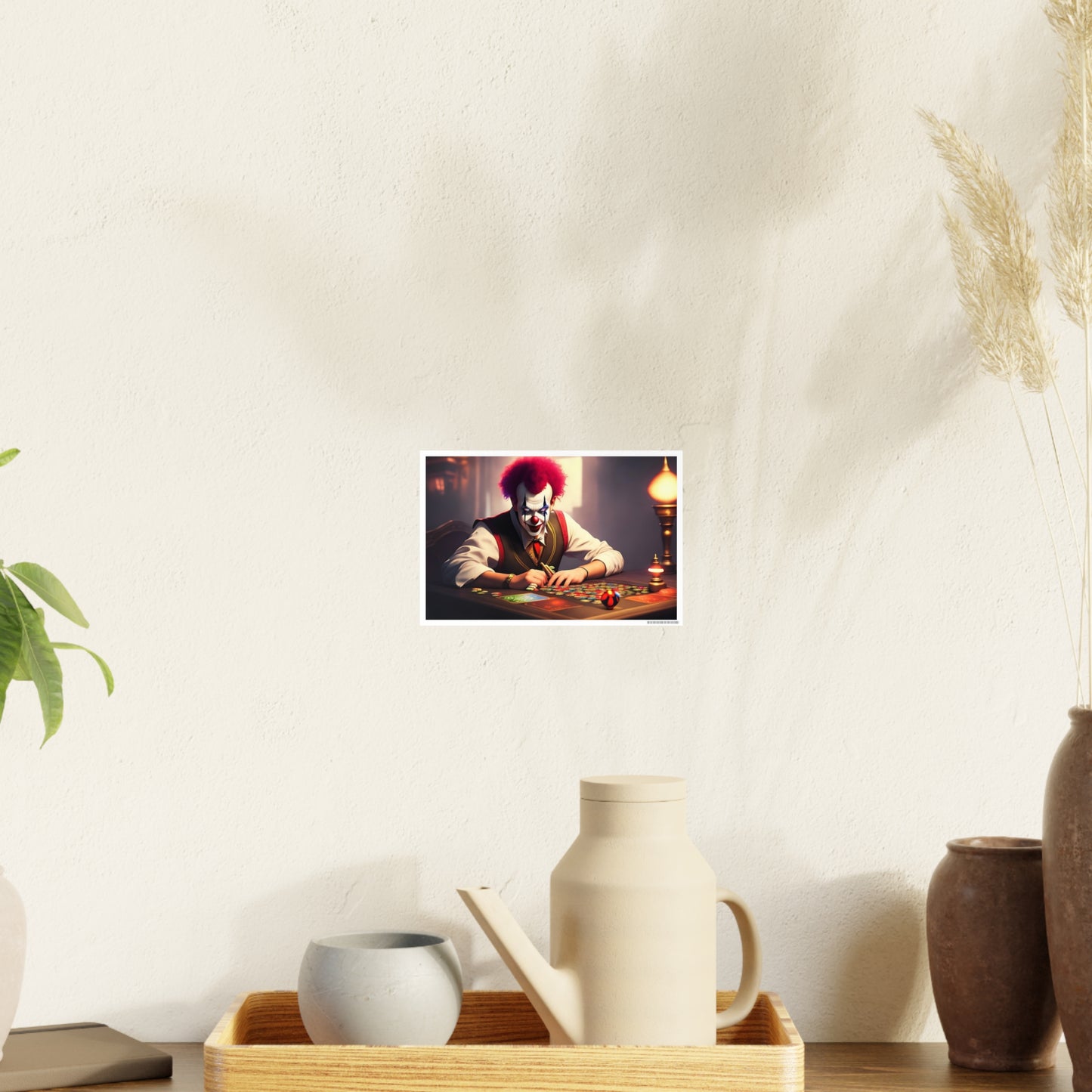 Clown AI Gen Photo Art Paper Posters