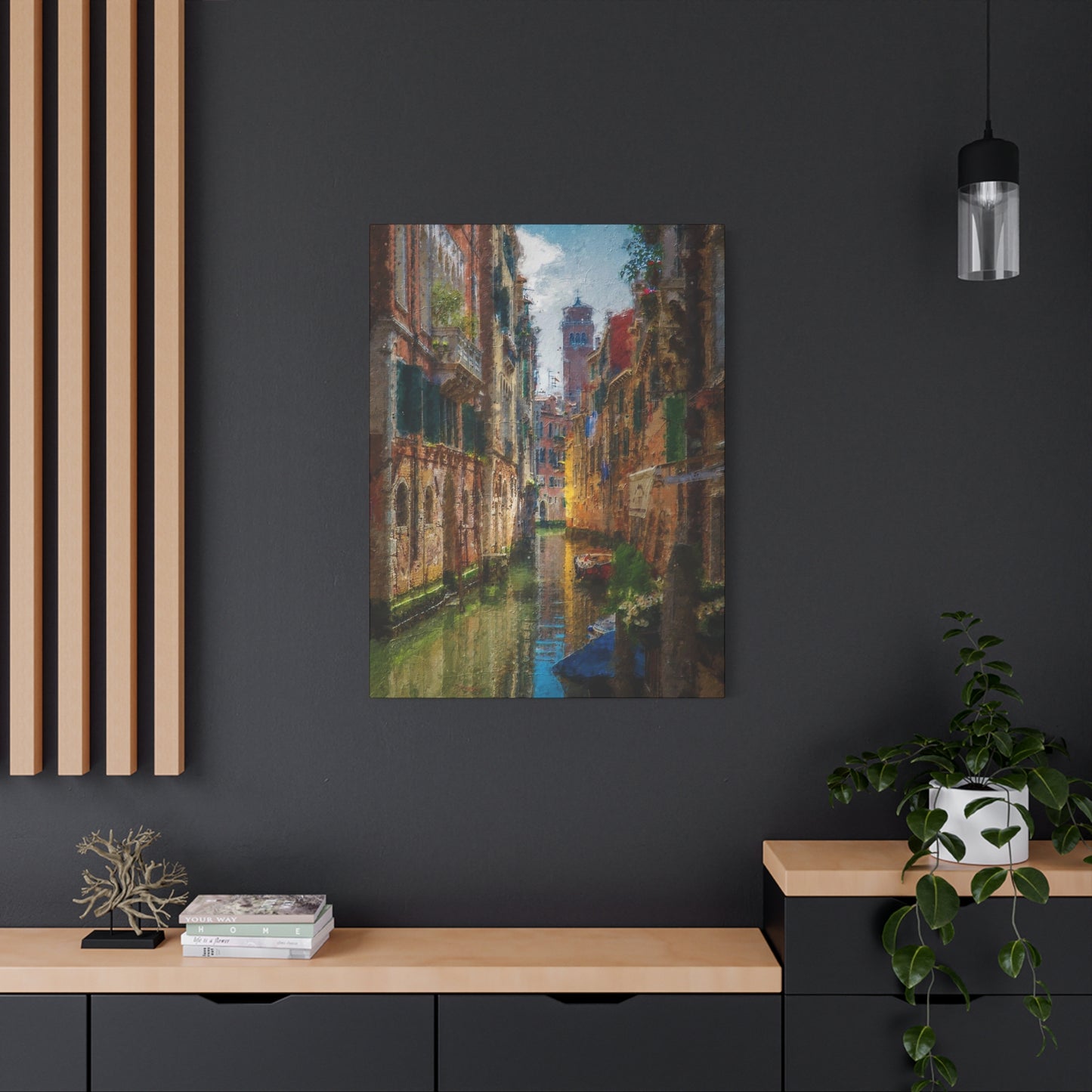 Venice Matte Canvas, Stretched, 1.25"