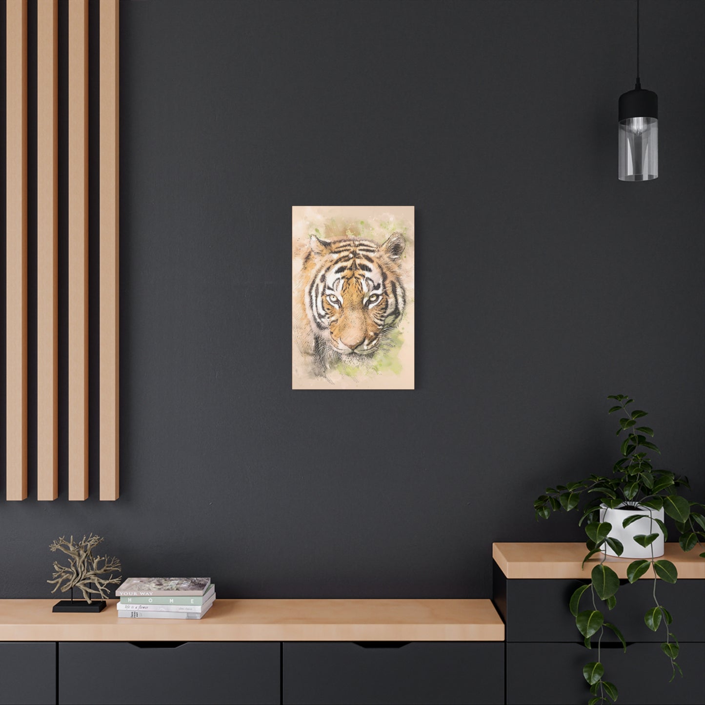 Tiger Matte Canvas, Stretched, 1.25"