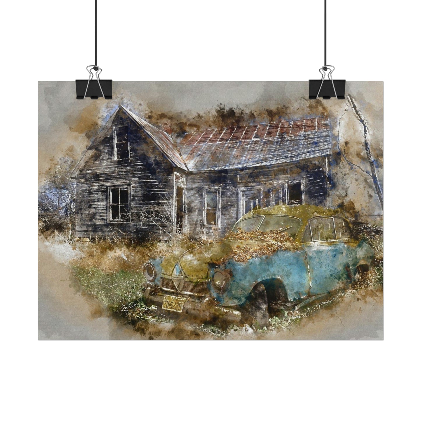 Old Barn Rolled Posters