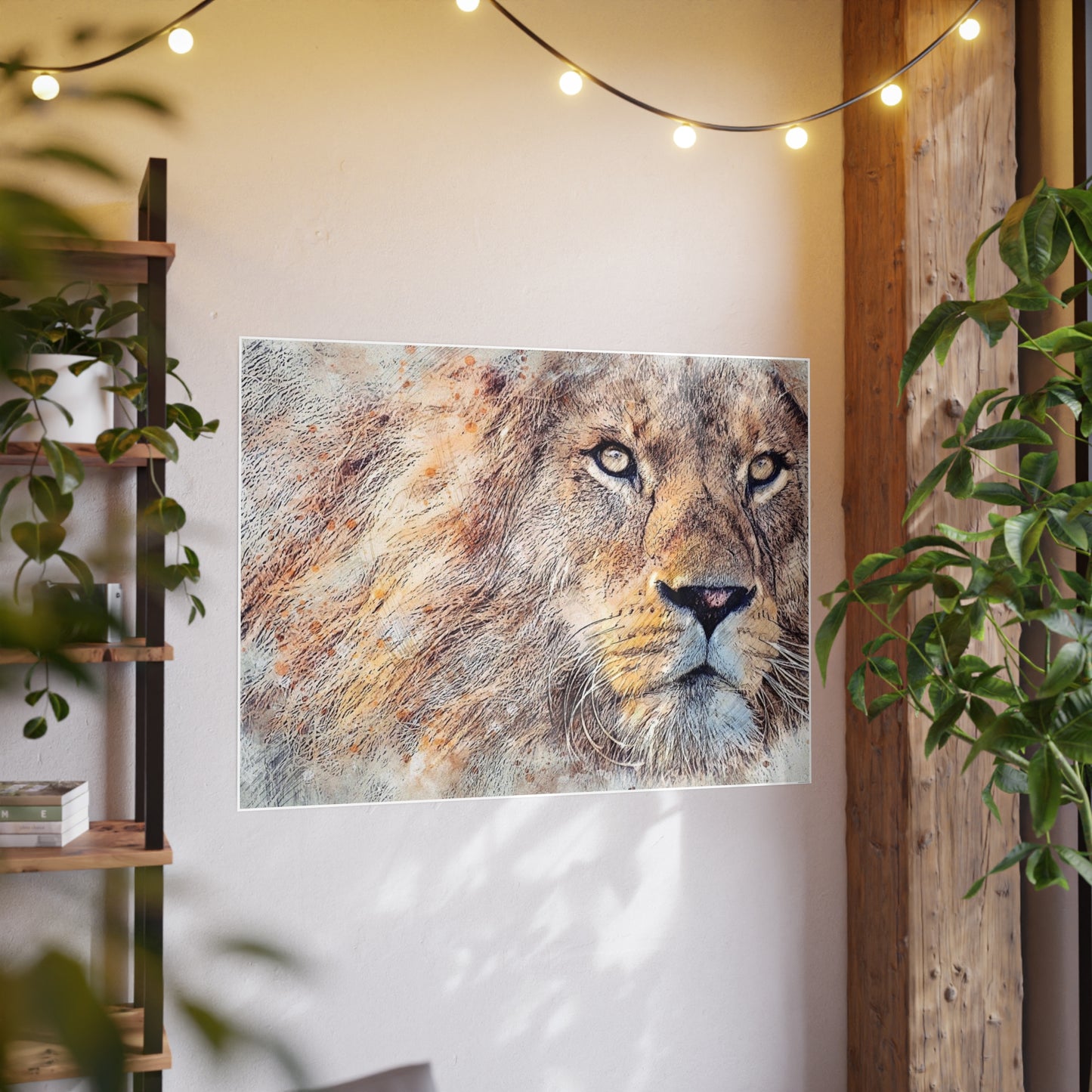 Lion Photo Art Paper Posters