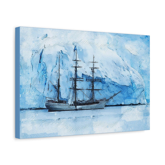 Ship Matte Canvas, Stretched, 1.25"