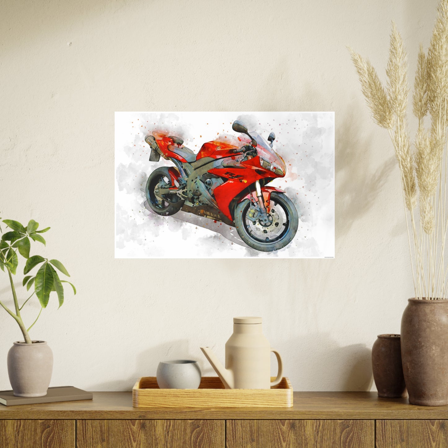 Yamaha R1 Photo Art Paper Posters