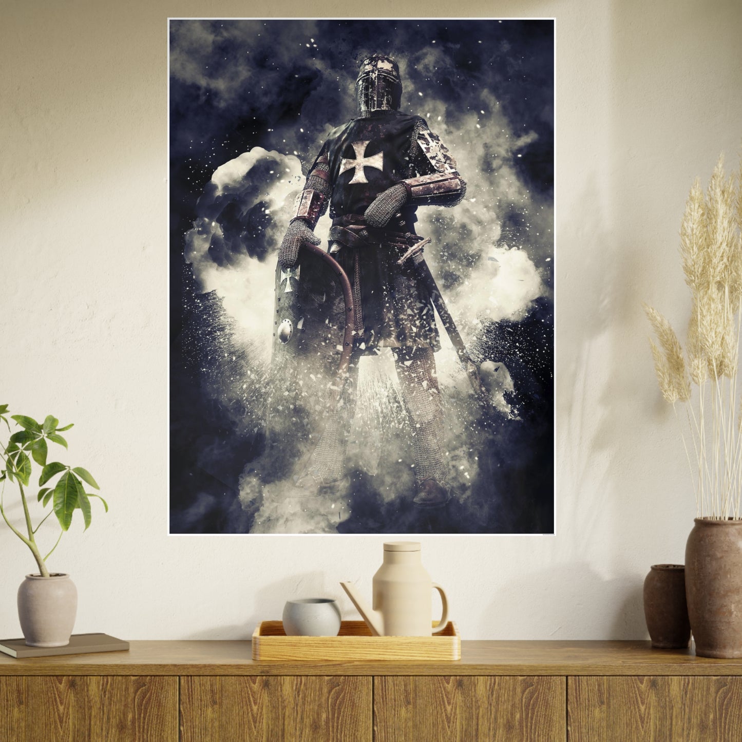 Knight Crusader Photo Art Paper Posters