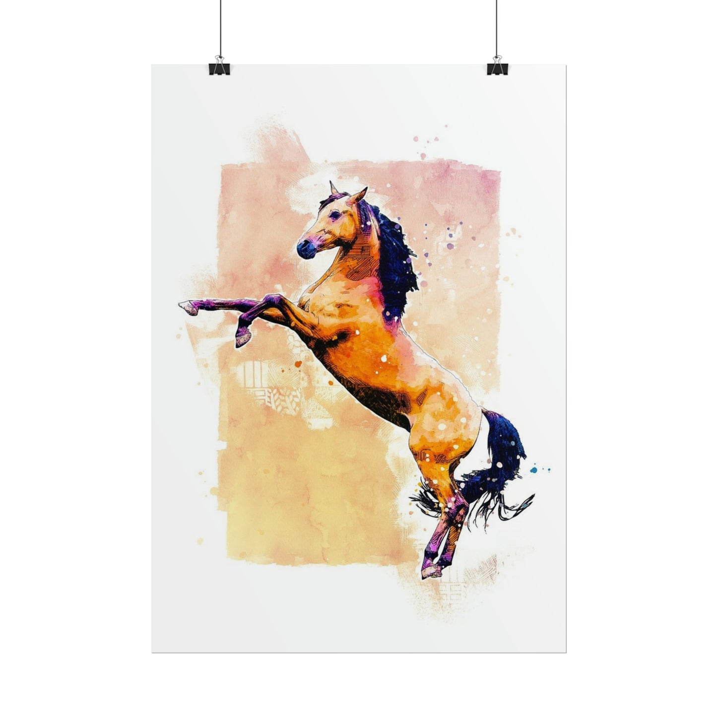 Horse Rolled Posters